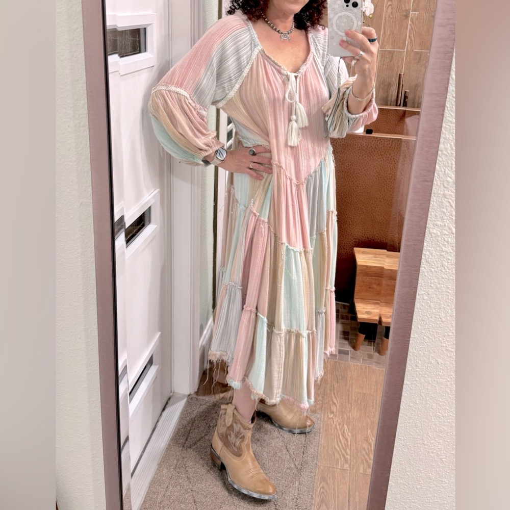 Free People x Angie Smith In the Moment Dress EUC SZ M
